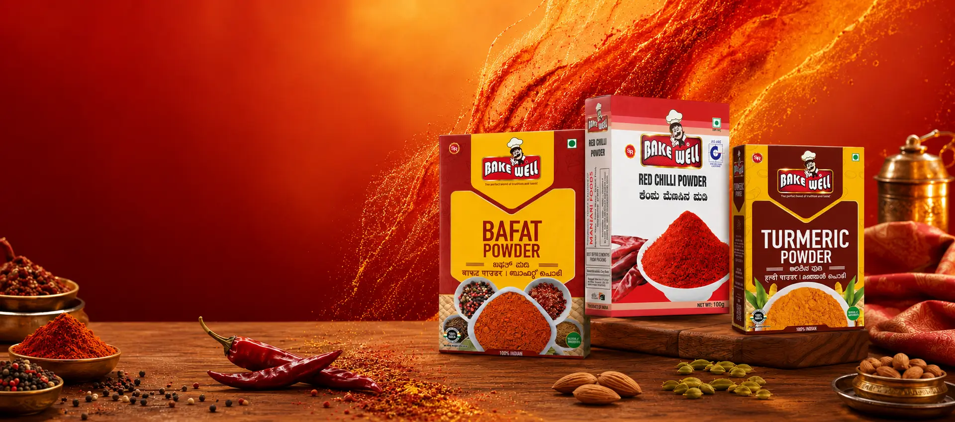 Bakewell Masala spice range